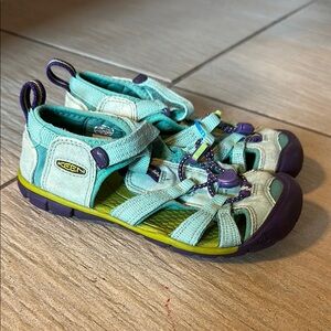 Keen Kids' Sandals, Teal & Purple, size 13
